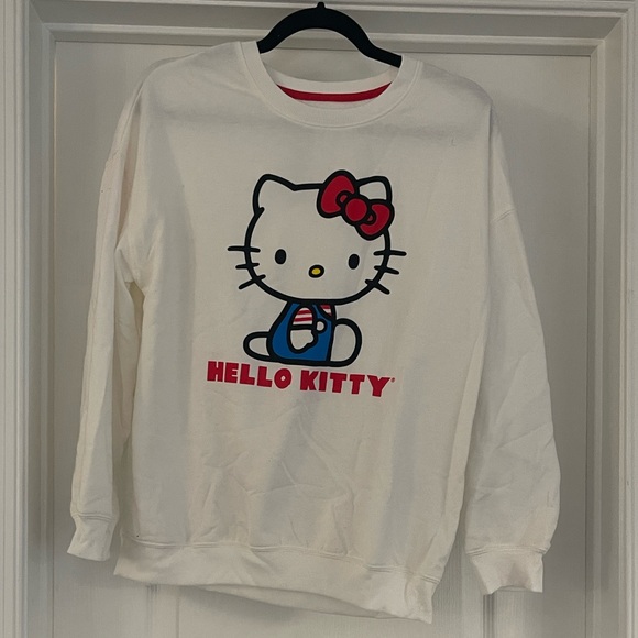 Hello Kitty By Sanrio White Sweatshirt - Picture 1 of 4